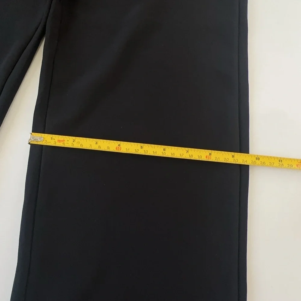 A4 Sports Black Pants with Gold Buttons Women’s Size L – Stretch Dressy Trouser - Picture 7 of 10